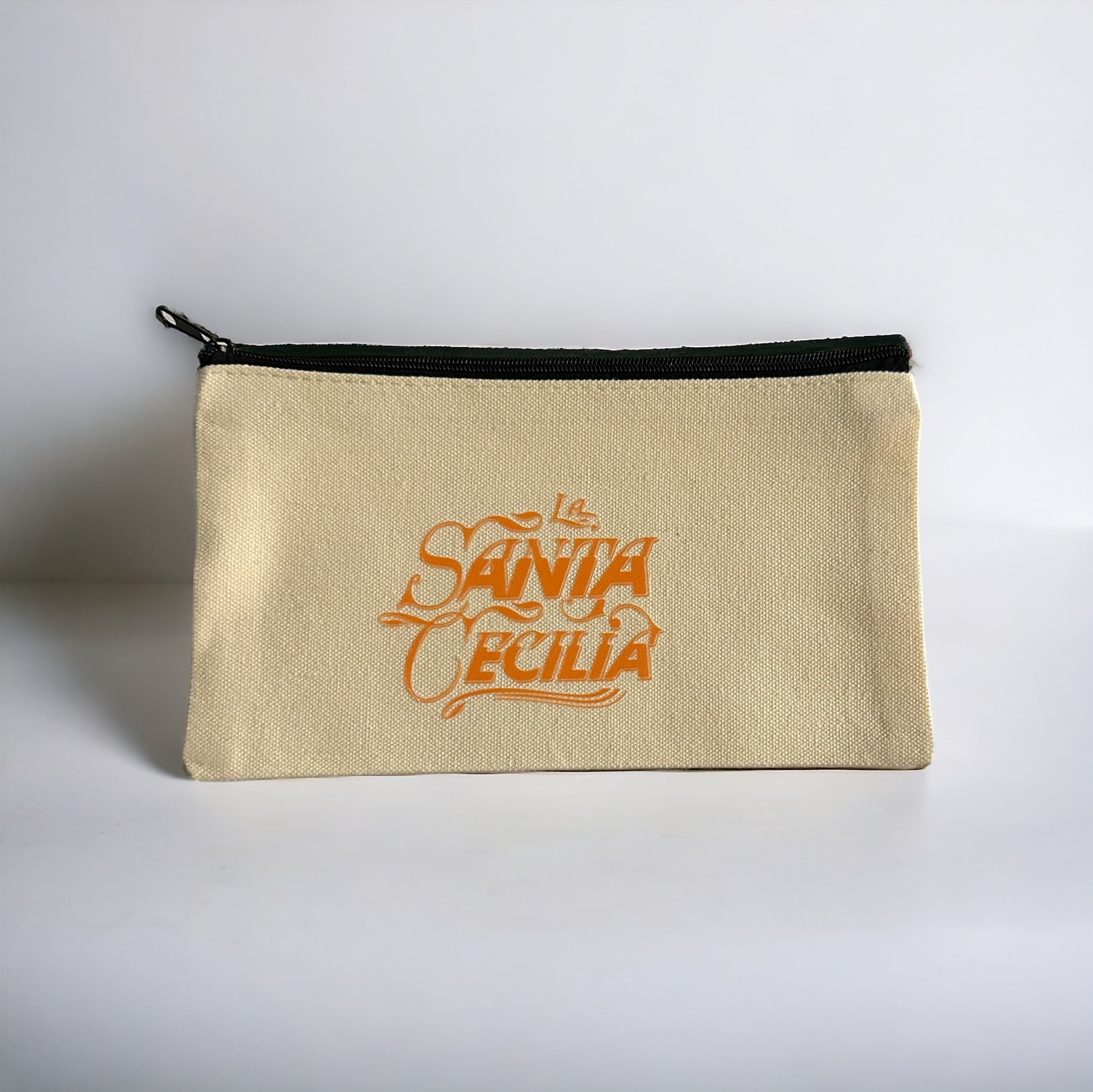 Cream Canvas Zipper Bags La Santa Cecilia Store